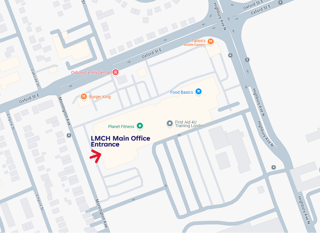 Google Map of the LMCH Main Office